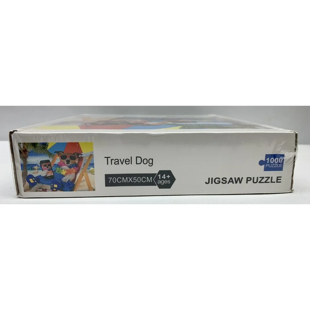 Travel Dog 1000 Piece Jigsaw Puzzle Ages 14+ Sealed in Box